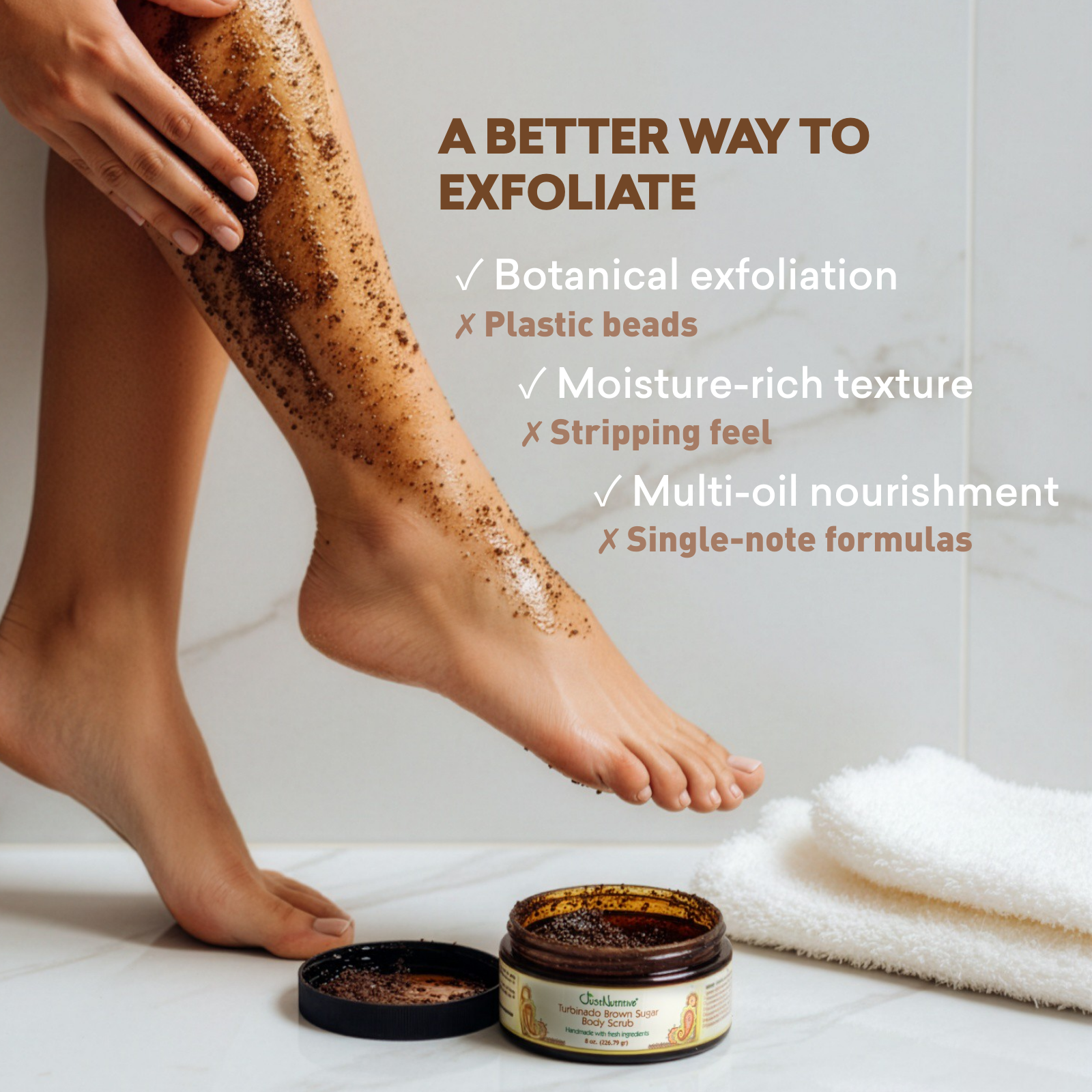 Turbinado Brown Sugar Body Scrub | Winter Care