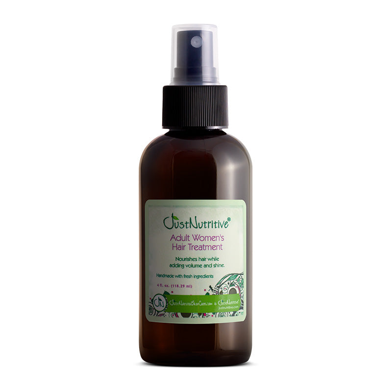 Just Nutritive Adult Women's Hair Treatment, 4 oz amber spray bottle