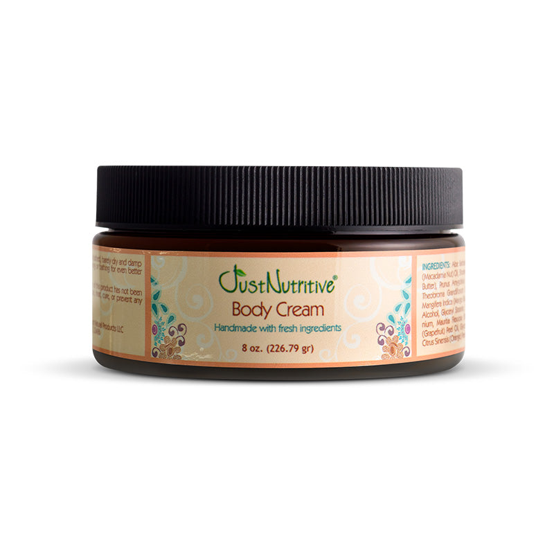 Jar of Oust Nutritive Body Cream on a white background