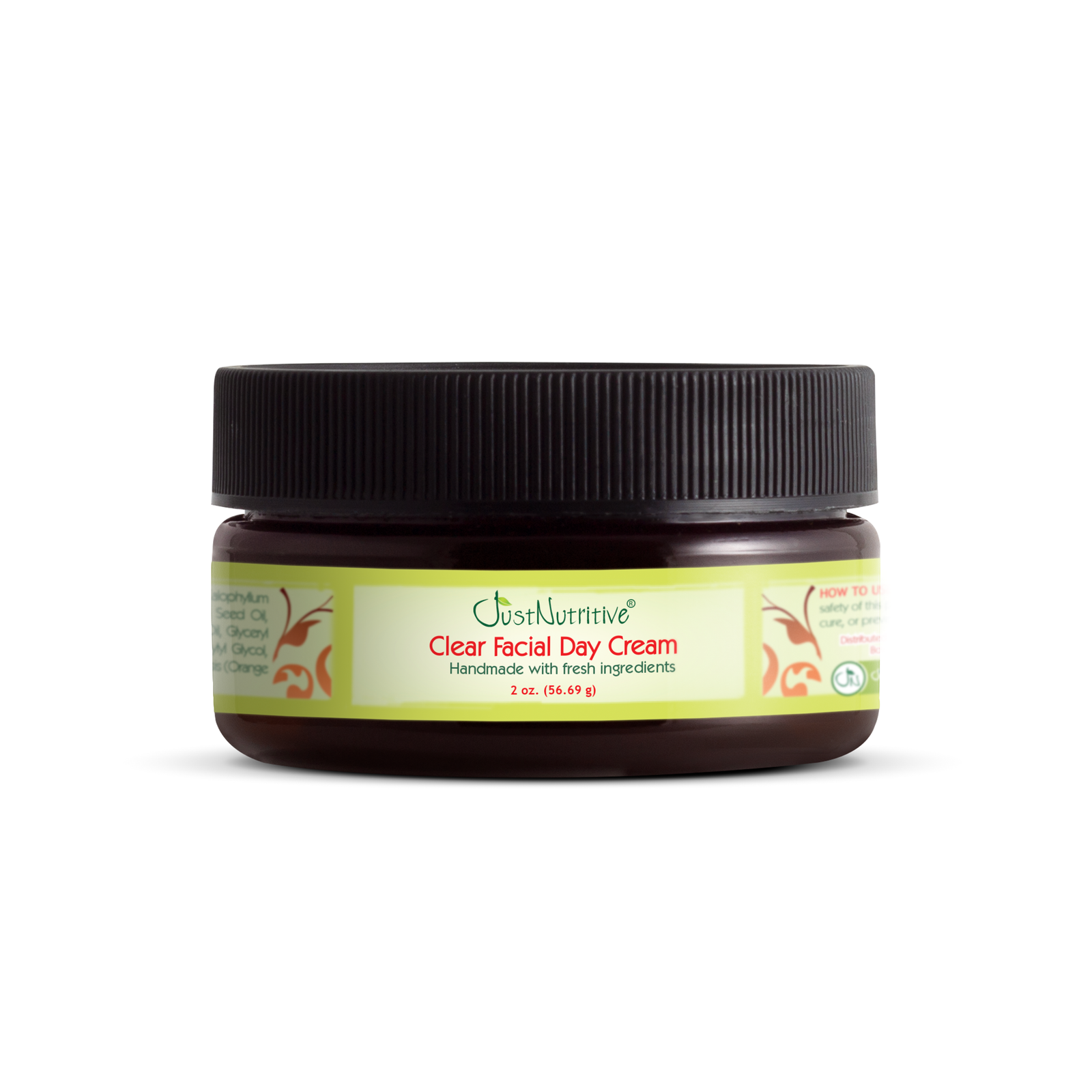 Just Nutritive Clear Facial Day Cream, 2 oz jar