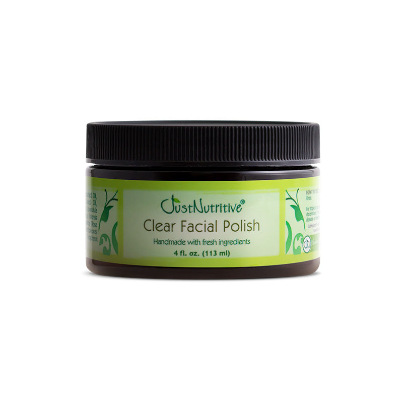 Just Nutritive Clear Facial Polish, 4 oz jar