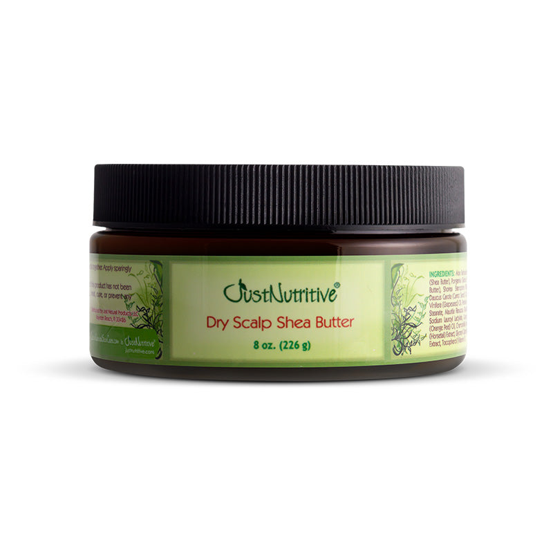 Just Nutritive Dry Scalp Shea Butter, 8 oz jar