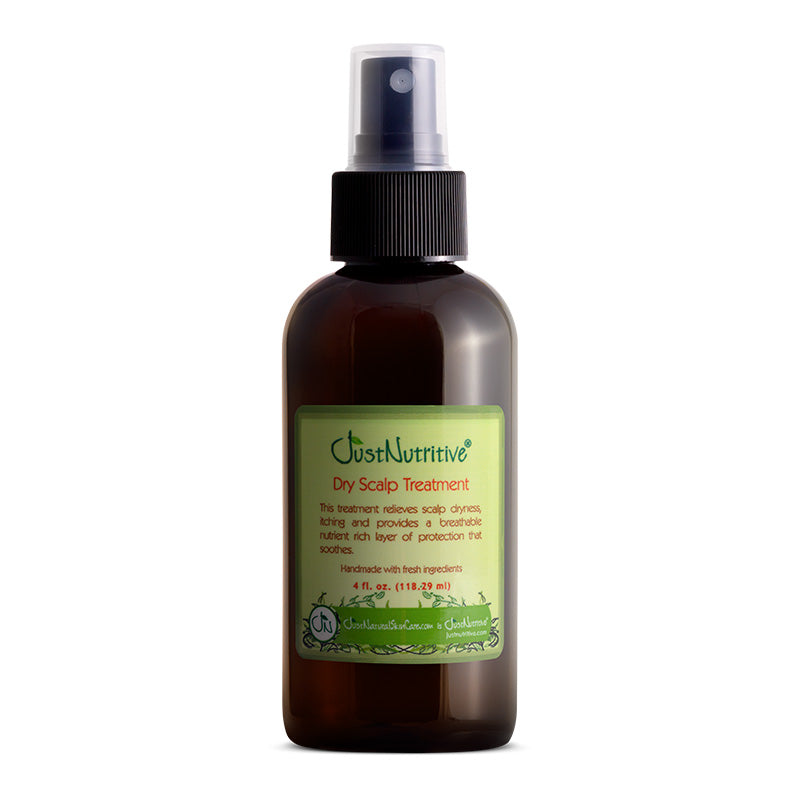 Just Nutritive Dry Scalp Treatment, 4 oz amber spray bottle