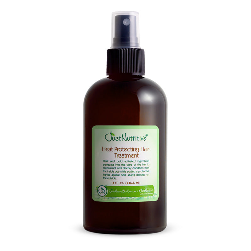 Just Nutritive Heat Protecting Hair Treatment, 8 oz amber spray bottle