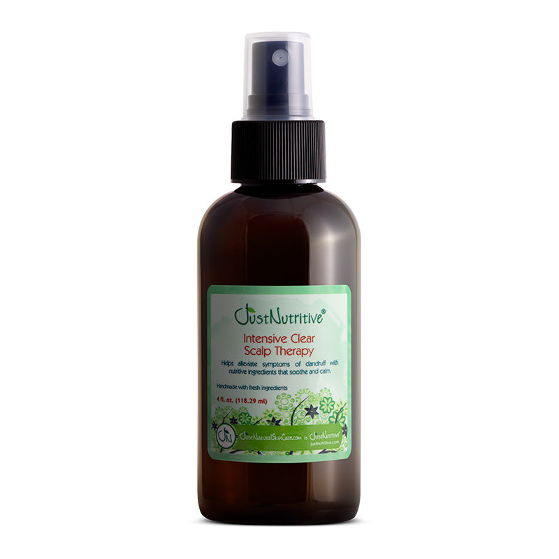 Just Nutritive Intensive Clear Scalp Therapy, 4 oz amber spray bottle