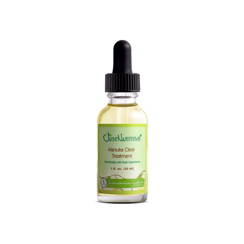 Just Nutritive Manuka Clear Treatment, 1 oz dropper bottle