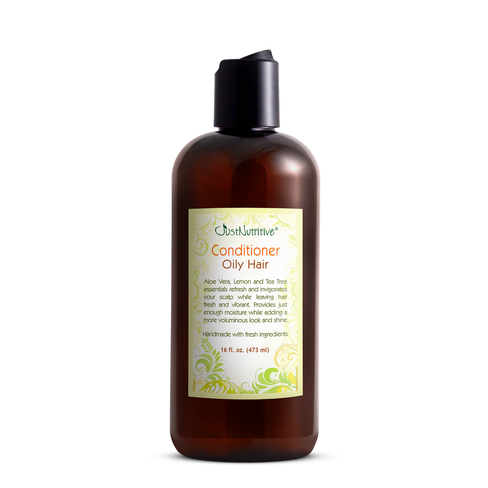 Just Nutritive Oily Hair Conditioner, 16 oz amber bottle
