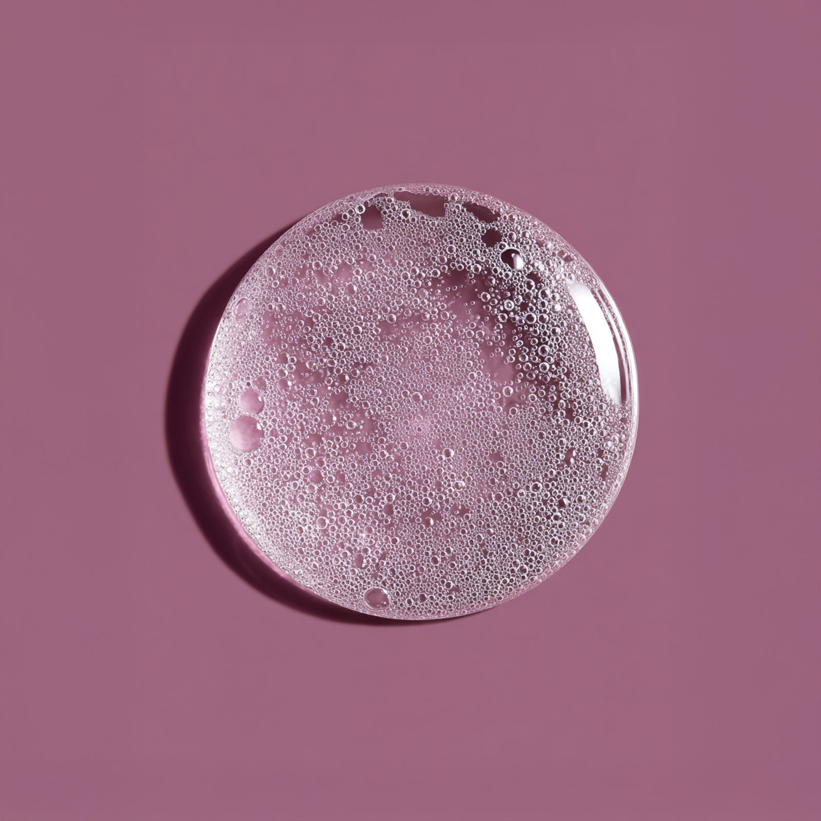 Pink bubble on a pink background