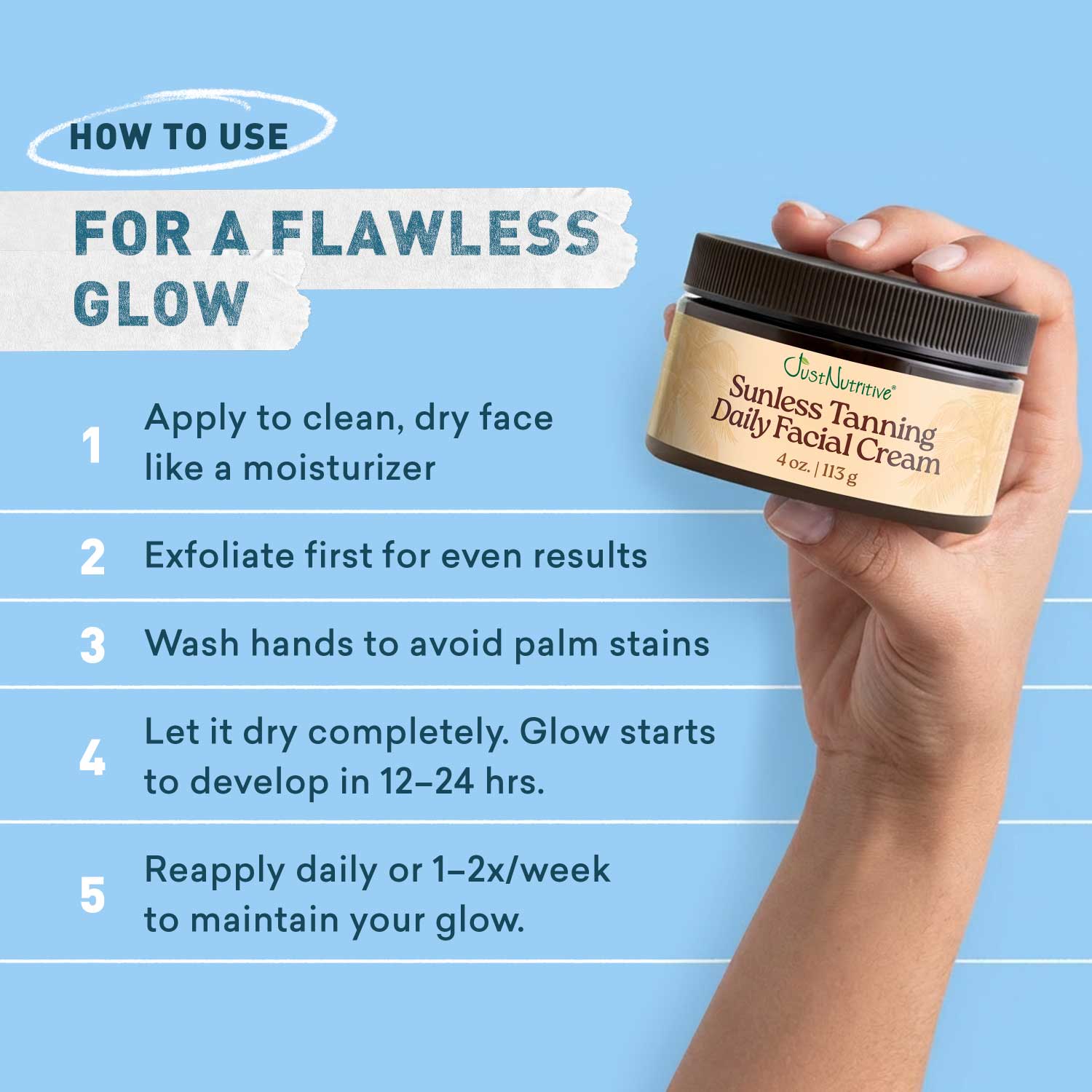 Sunless Tanning Daily Facial Cream