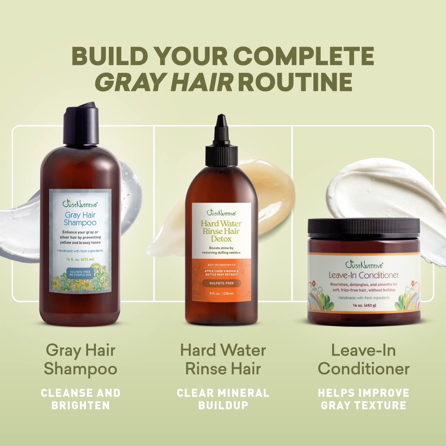 Hard Water Rinse Hair Detox | Gray Hair