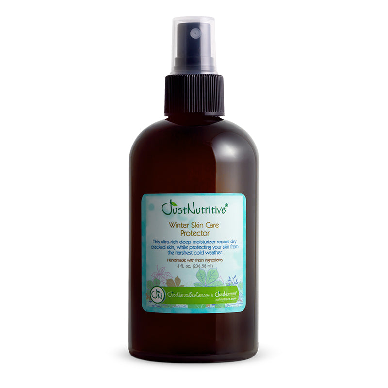 Just Nutritive Winter Skin Care Protector, 8 oz amber spray bottle