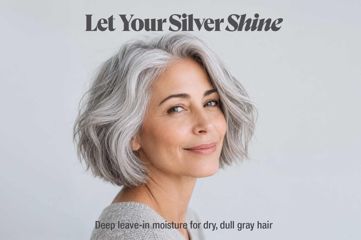woman-gray-hair-gray-background