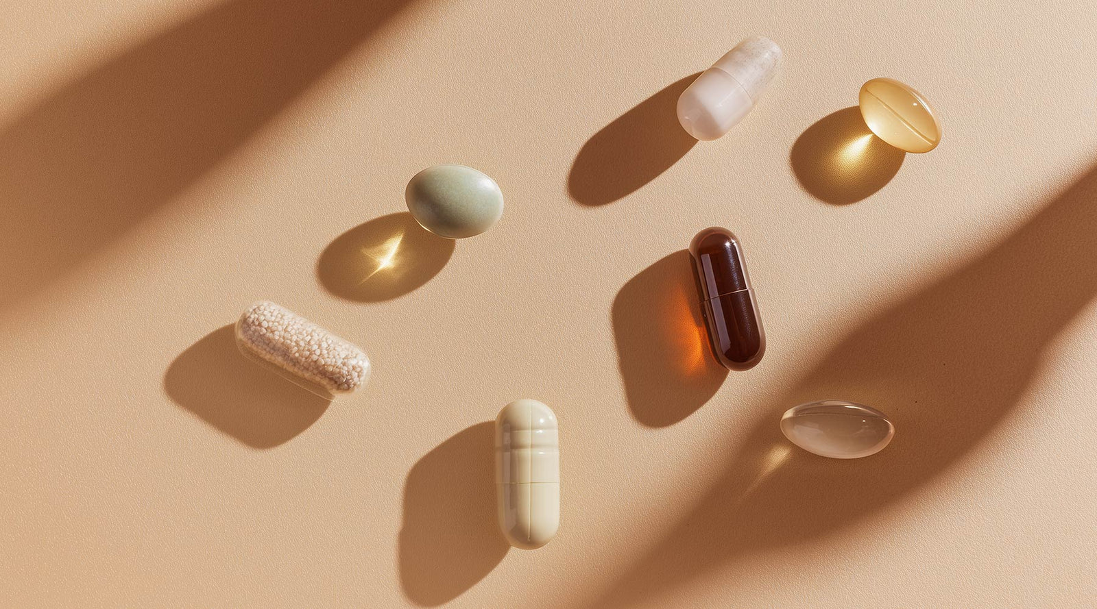 pills-topview-tan-background