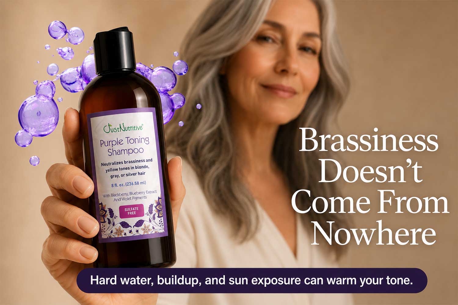 woman-holding-purple-shampoo-bottle