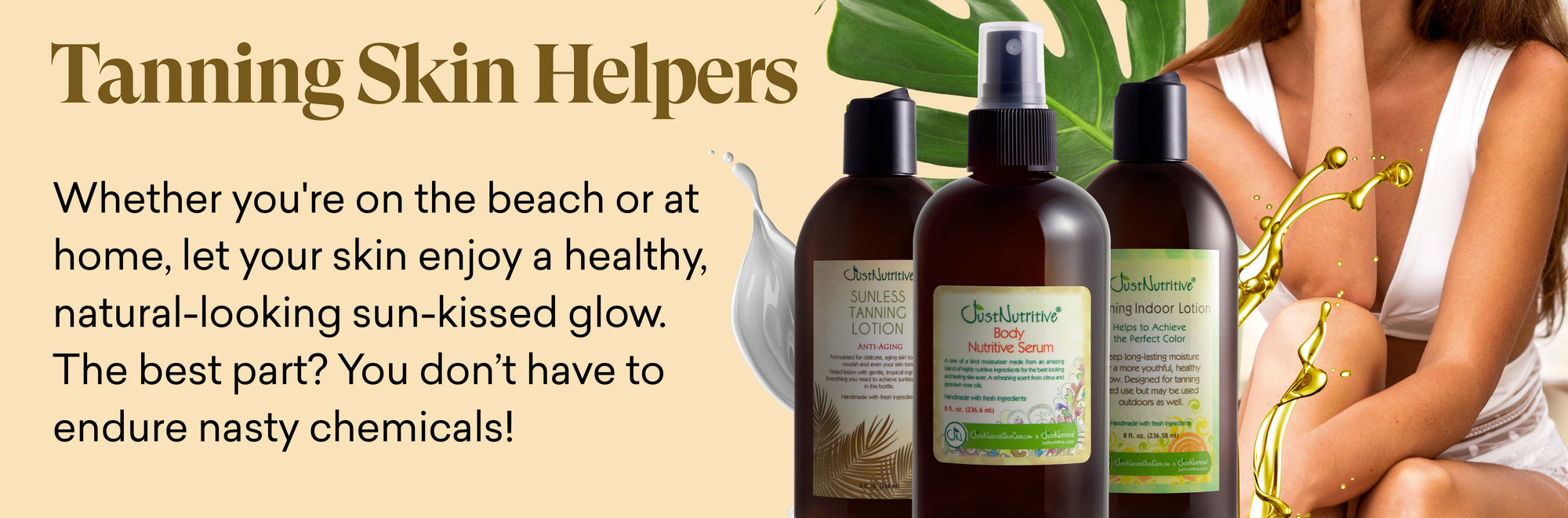 Tanning Skin Helpers