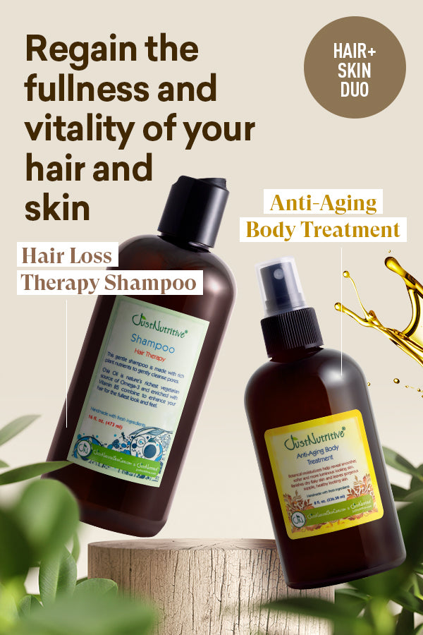 Hair Loss Shampoo & Anti-Aging Body Treatment Duo
