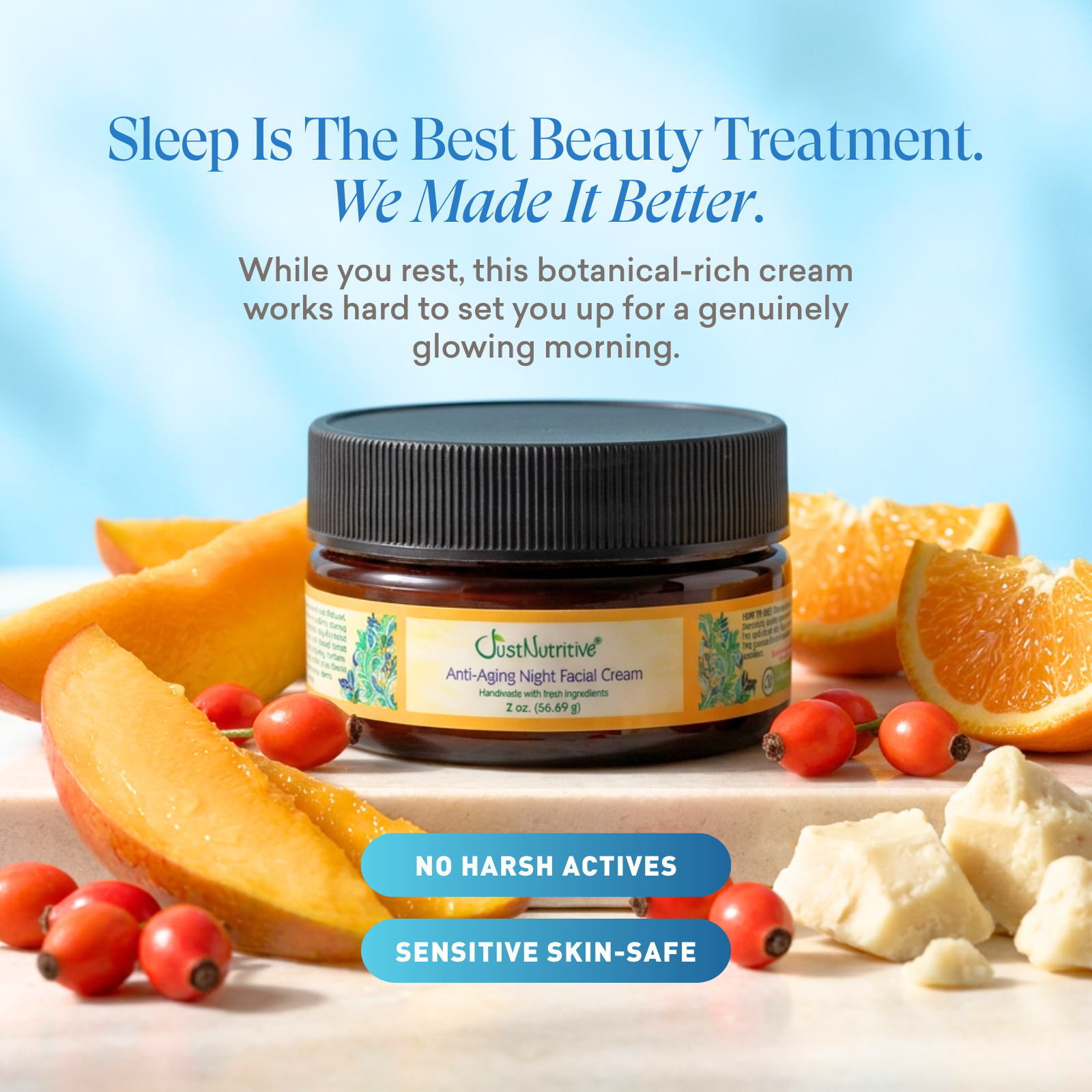 Anti-Aging Night Facial Cream - Just Nutritive Store