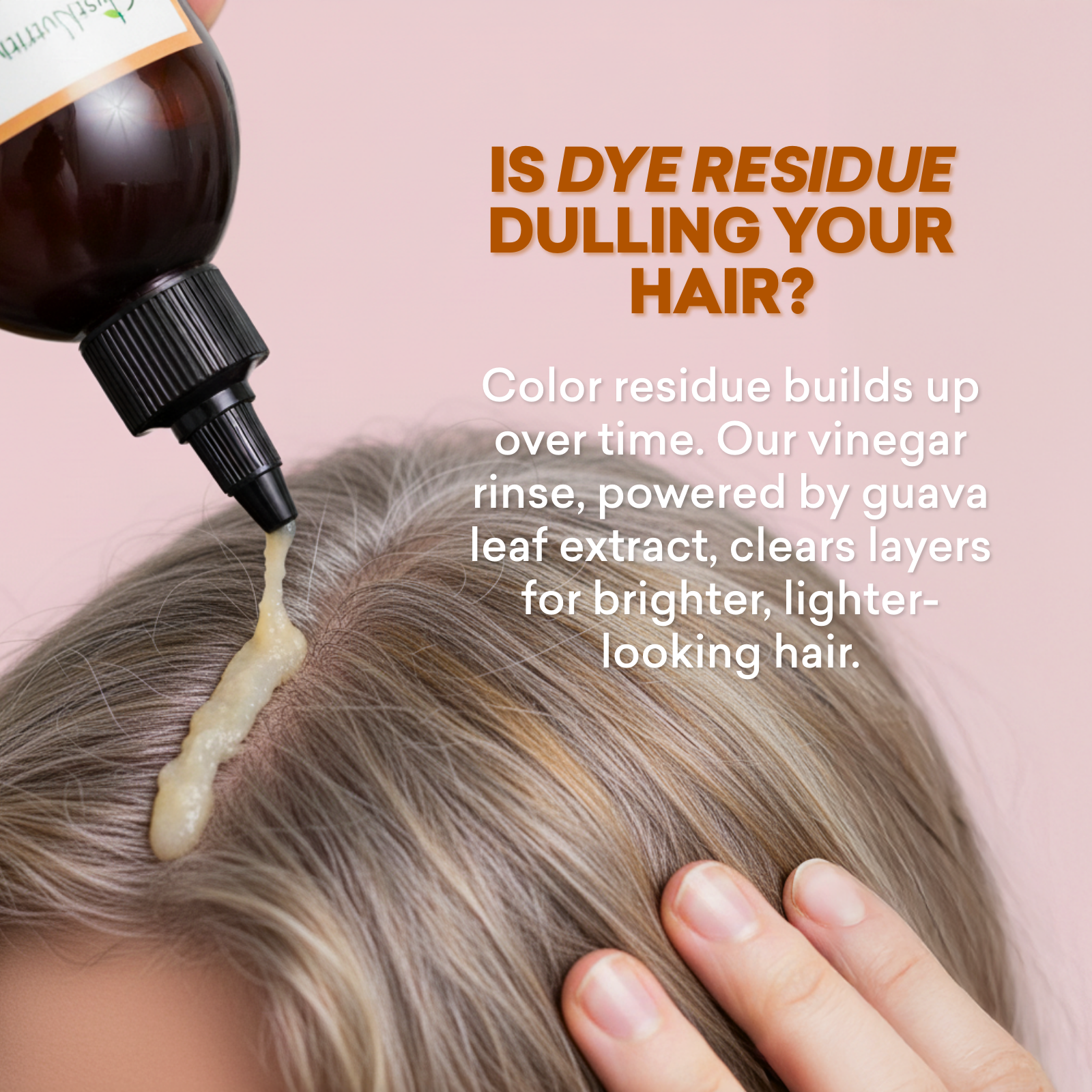 Vinegar Rinse Cleanser | Gray Hair