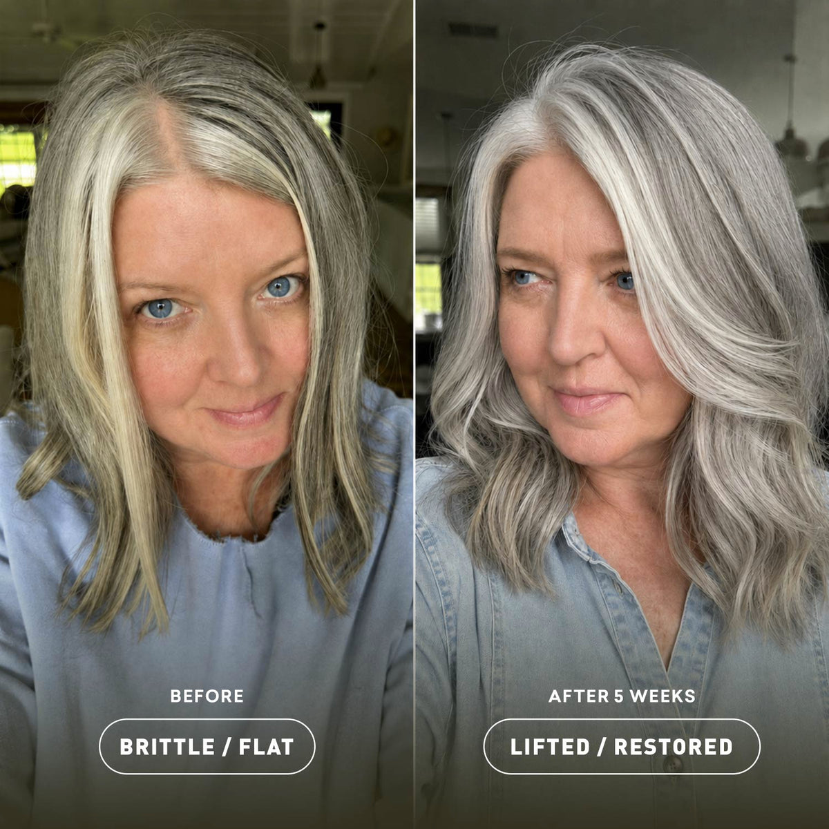 Hard Water Rinse Hair Detox | Gray Hair
