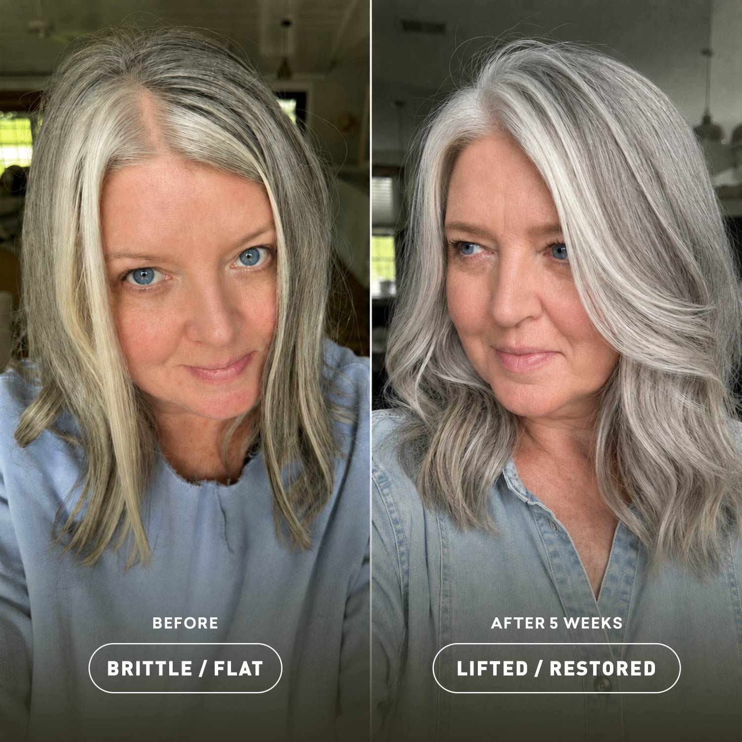 Hard Water Rinse Hair Detox | Gray Hair