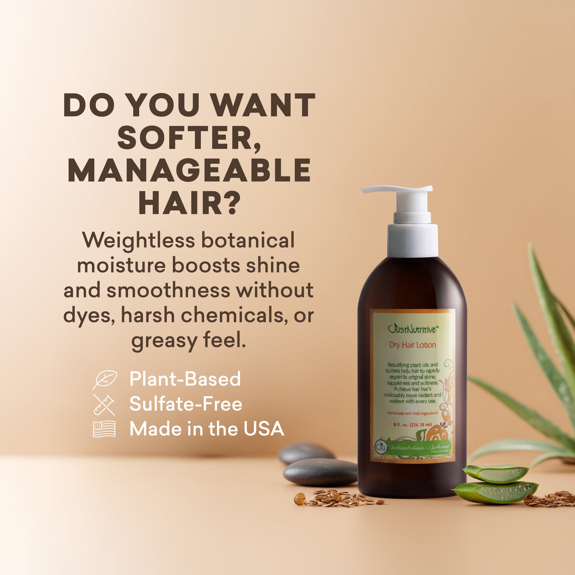 Dry Hair Lotion - Just Nutritive Store