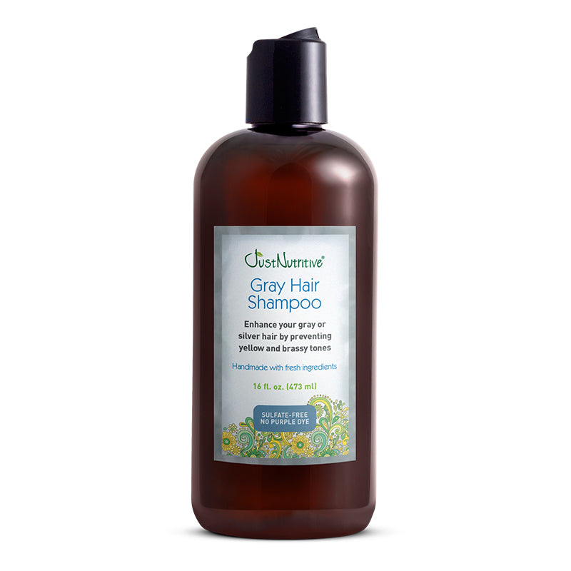 Gray Hair Shampoo 16 oz Just Nutritive Gray Hair Shampoo in 16 oz bottle