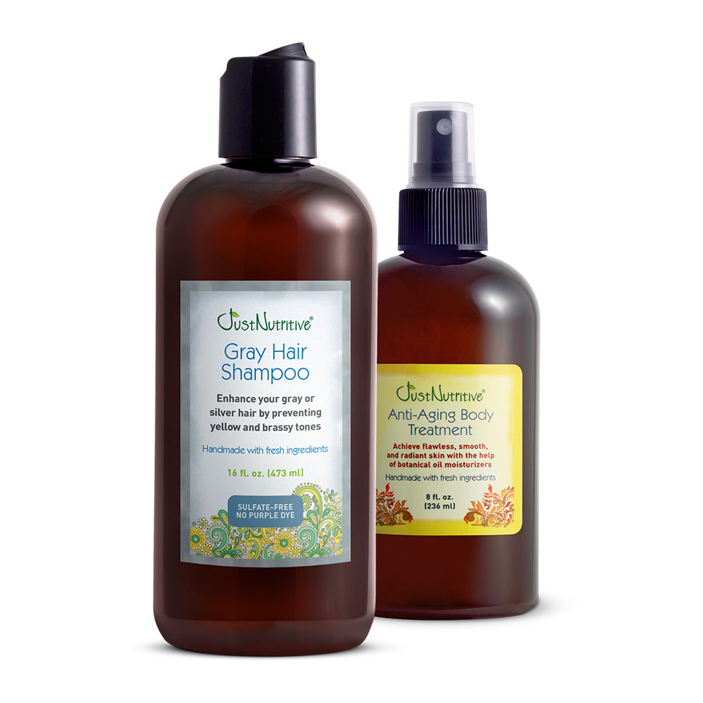 Gray Hair Shampoo & Anti-Body Treatment Duo