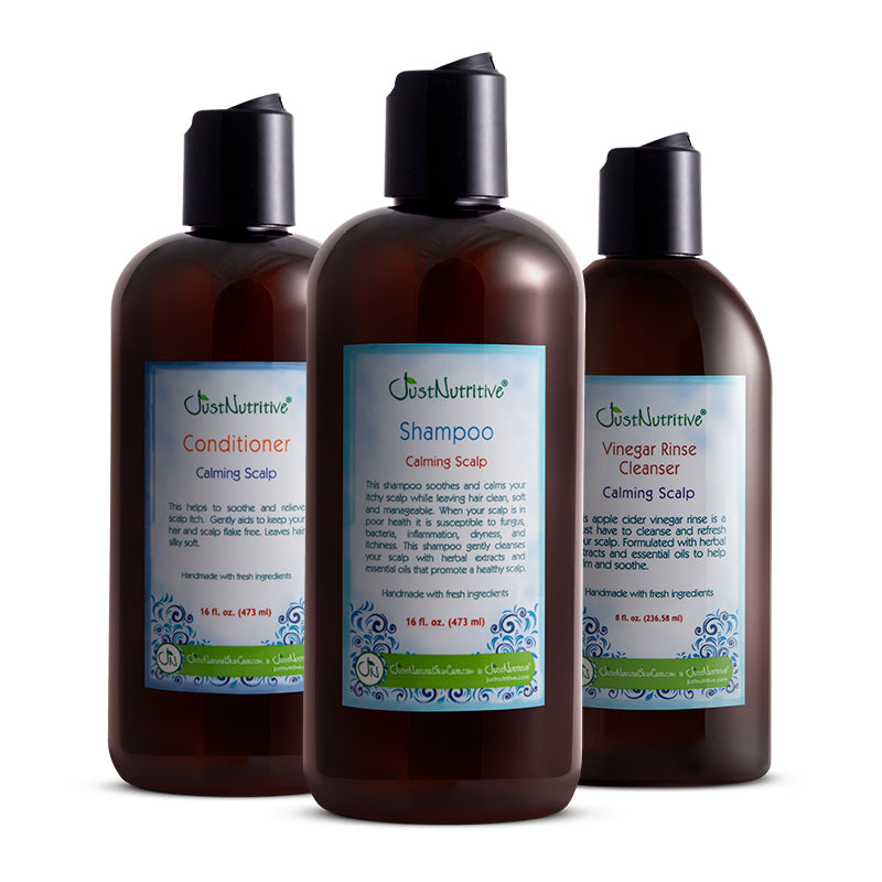 Three bottles of 'CoastNurture' hair care products on a white background