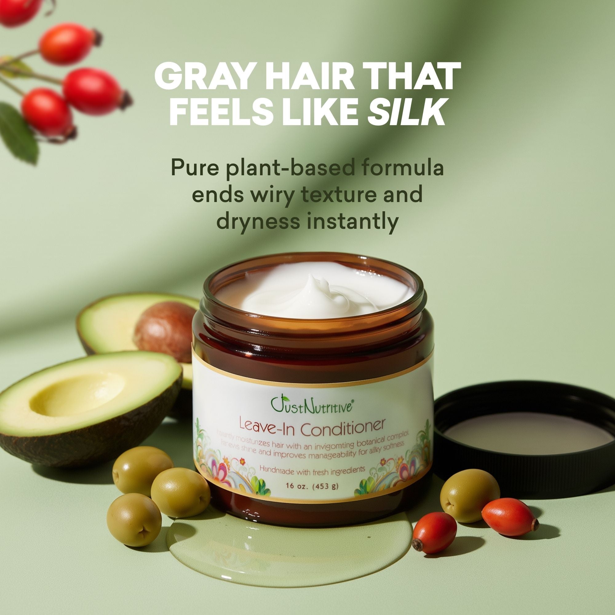 Leave in Conditioner | Gray Hair - Just Nutritive Store