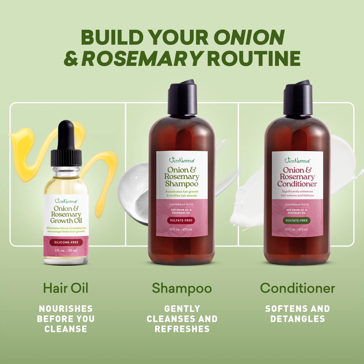 Onion & Rosemary Growth Oil