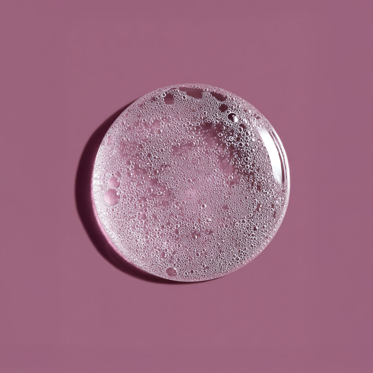 Pink bubble on a pink background