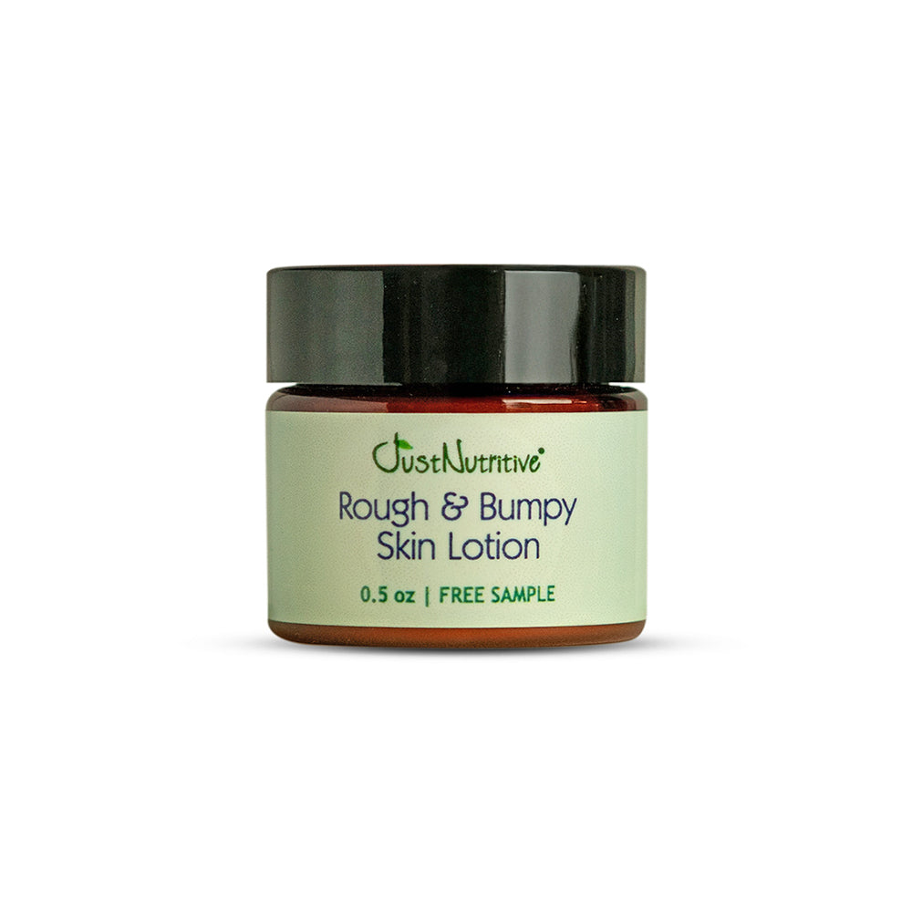 Rough and Bumpy Skin Lotion Sample