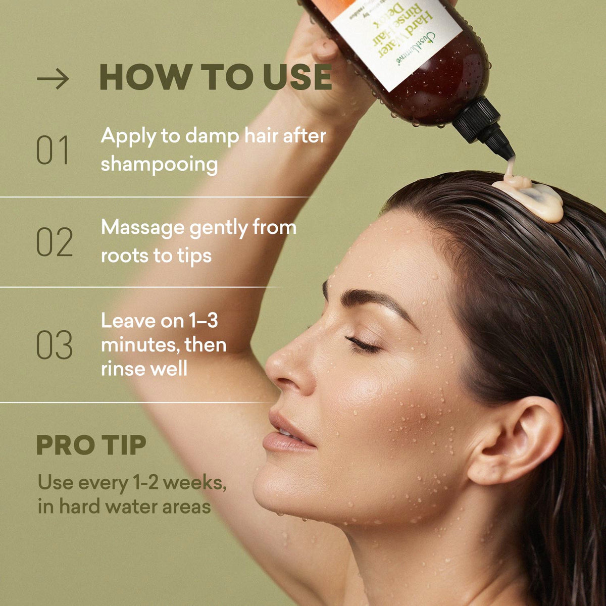 Hard Water Rinse Hair Detox