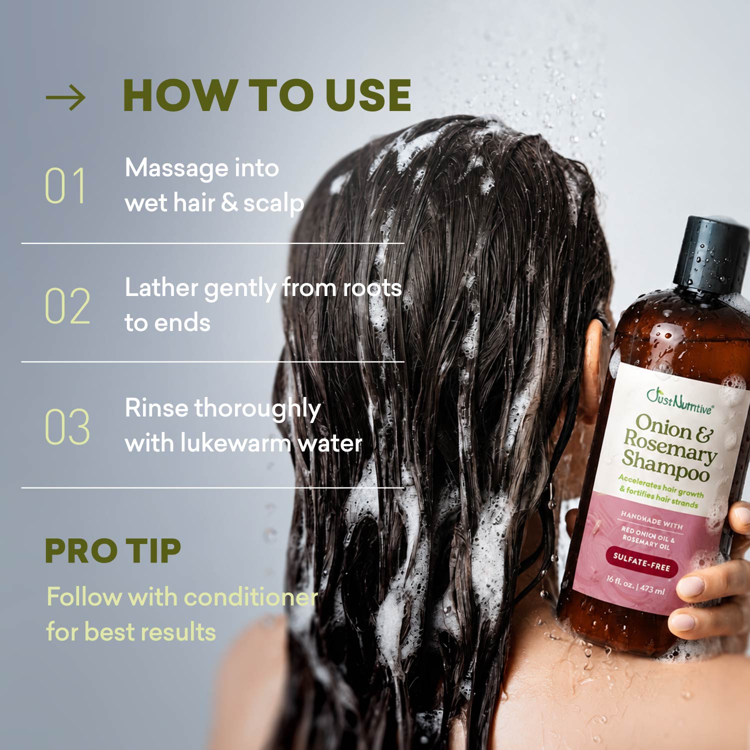 Onion & Rosemary Shampoo