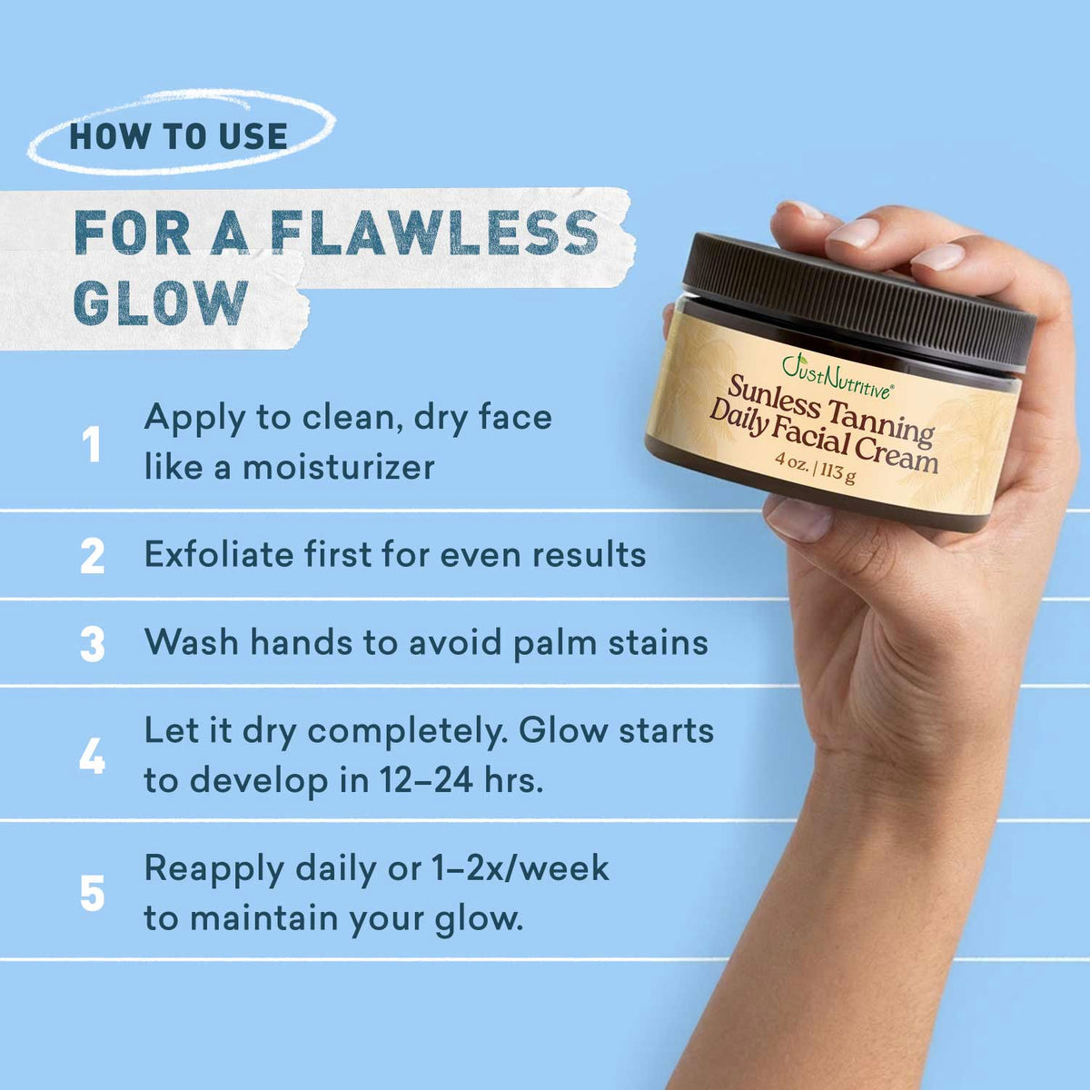 Sunless Tanning Daily Facial Cream