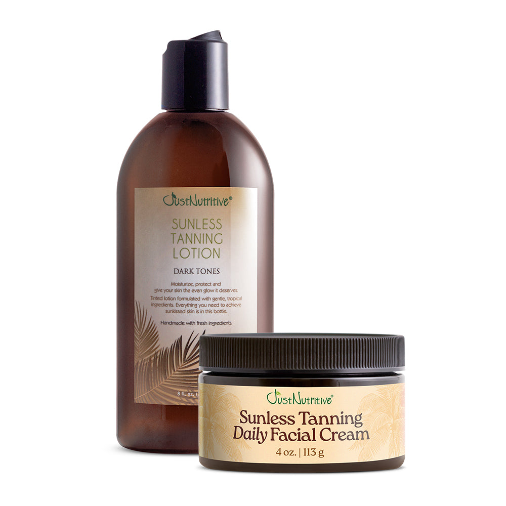 Sunless Tanning Dark Tones & Sunless Tanning Daily Facial Duo