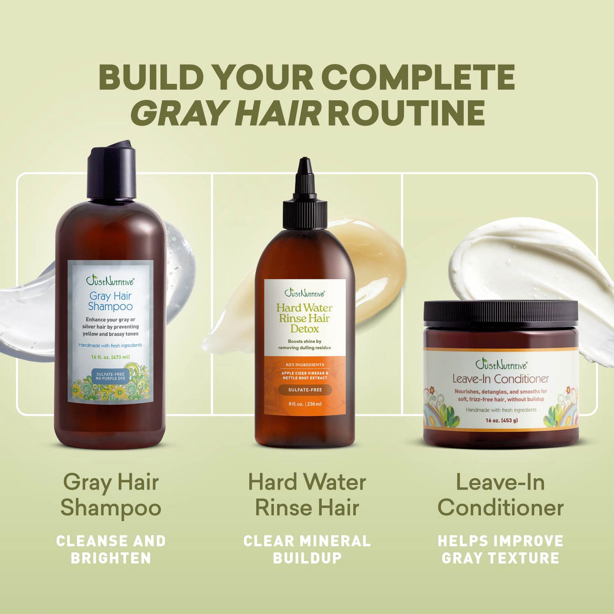 Hard Water Rinse Hair Detox | Gray Hair