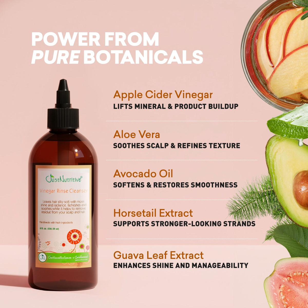 Vinegar Rinse Cleanser | Gray Hair