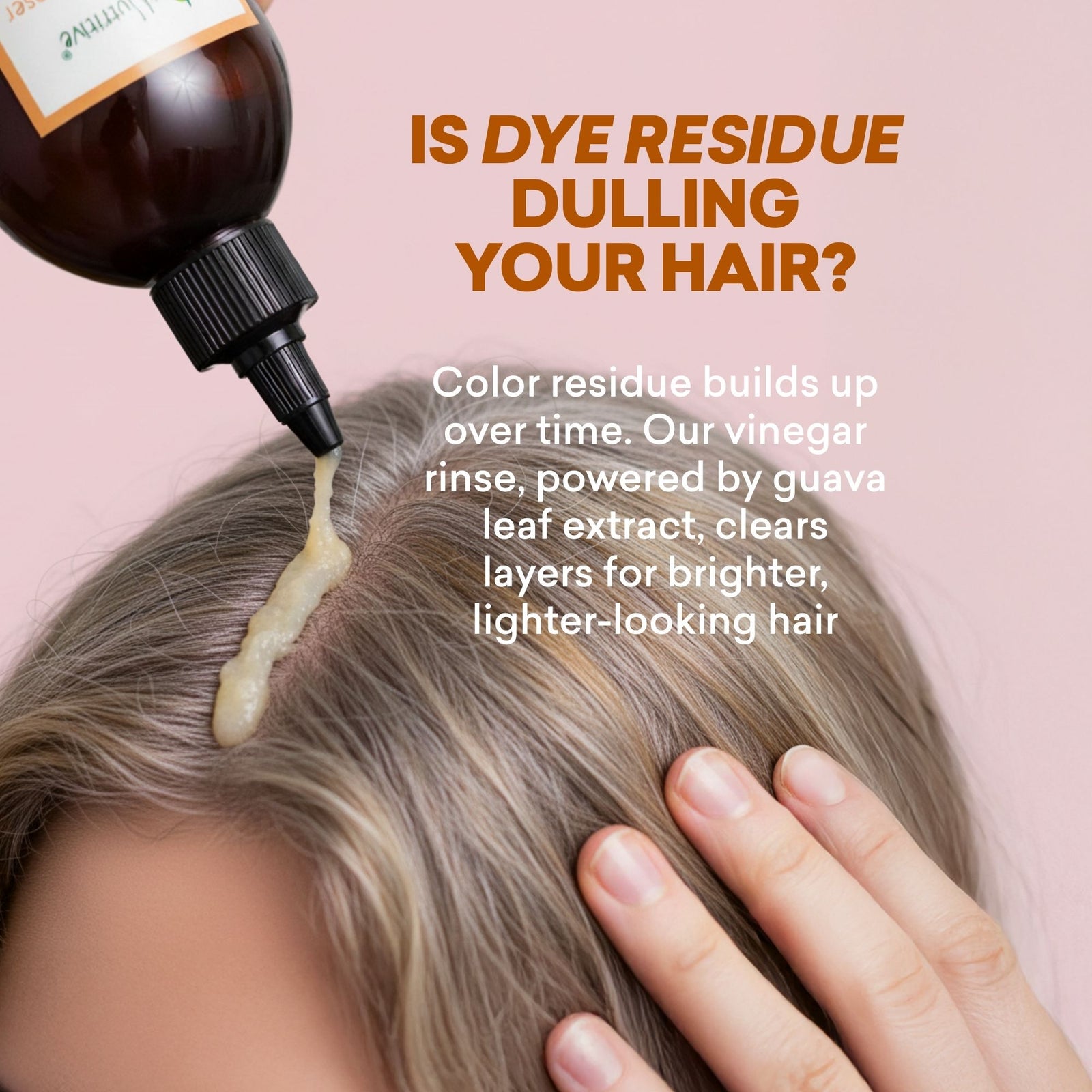 Vinegar Rinse Cleanser | Gray Hair